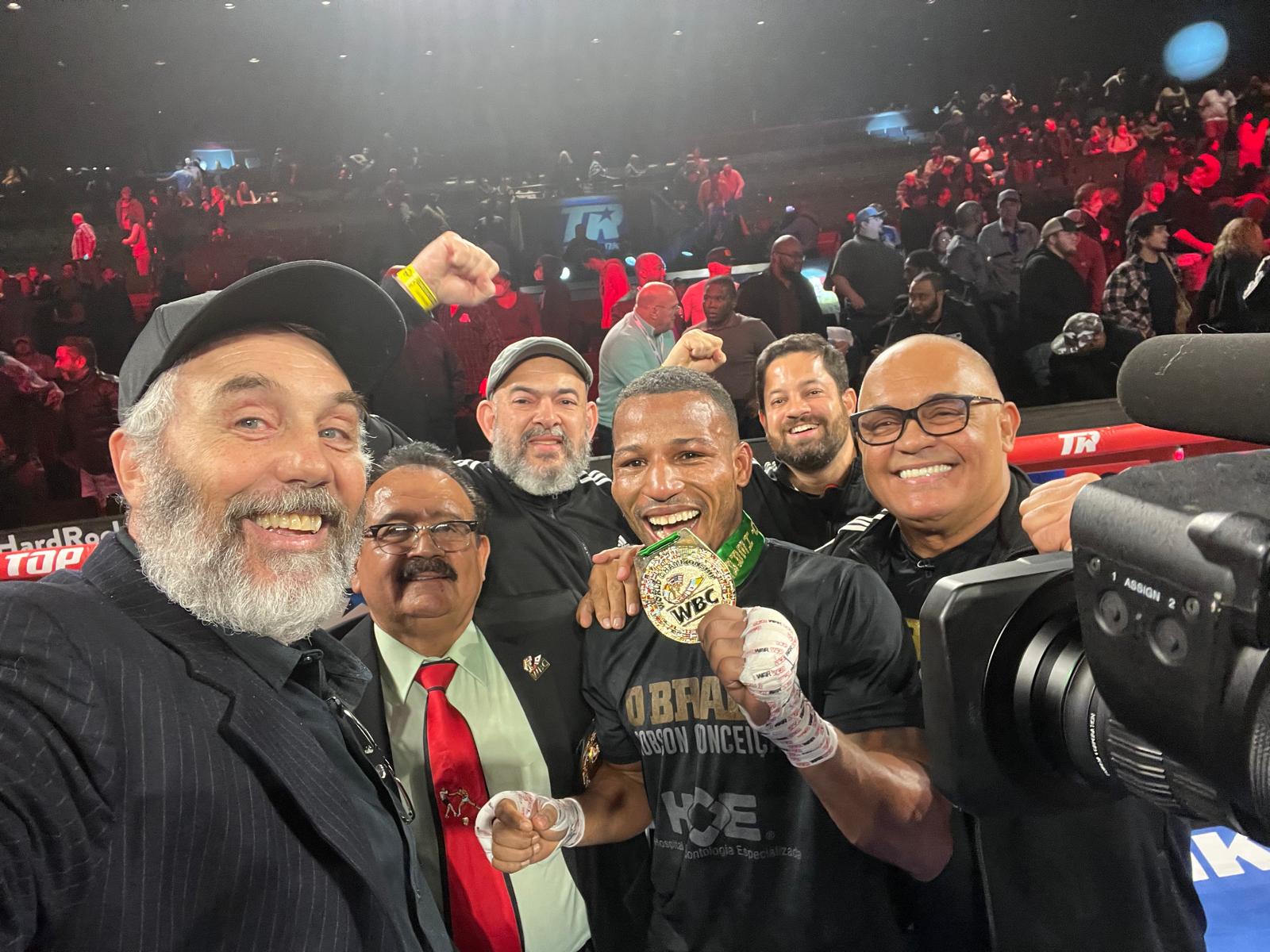 WBC Championship celebration 2024