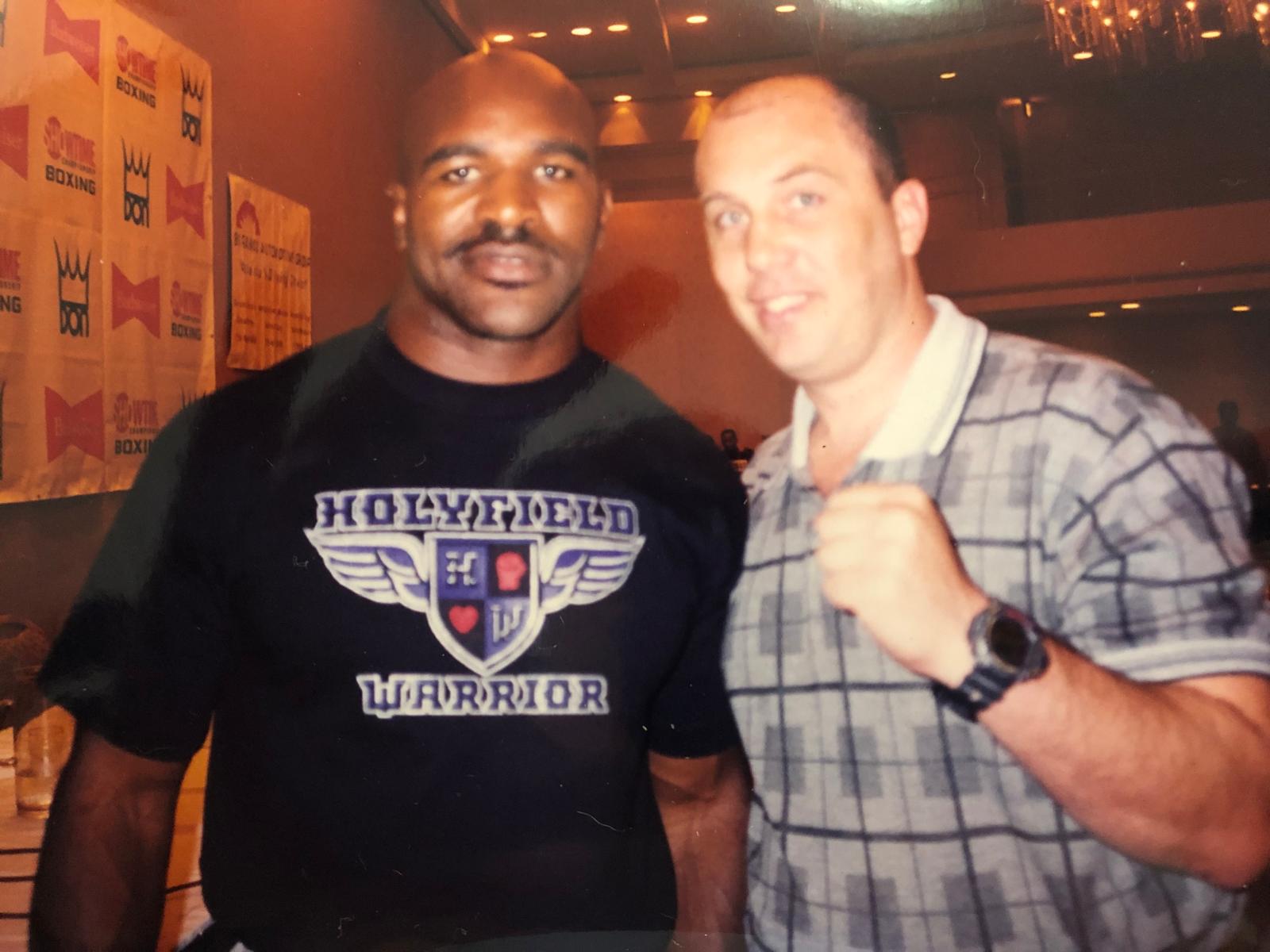 With Evander Holyfield