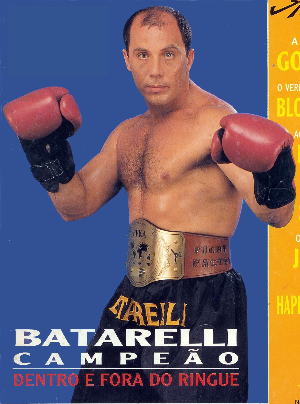 Batarelli World Champion with belt