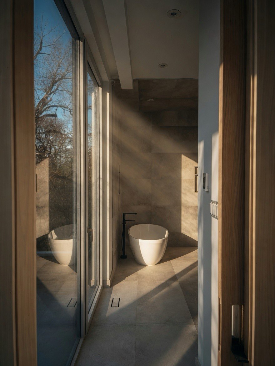 Luxury Bathroom with Natural Light
