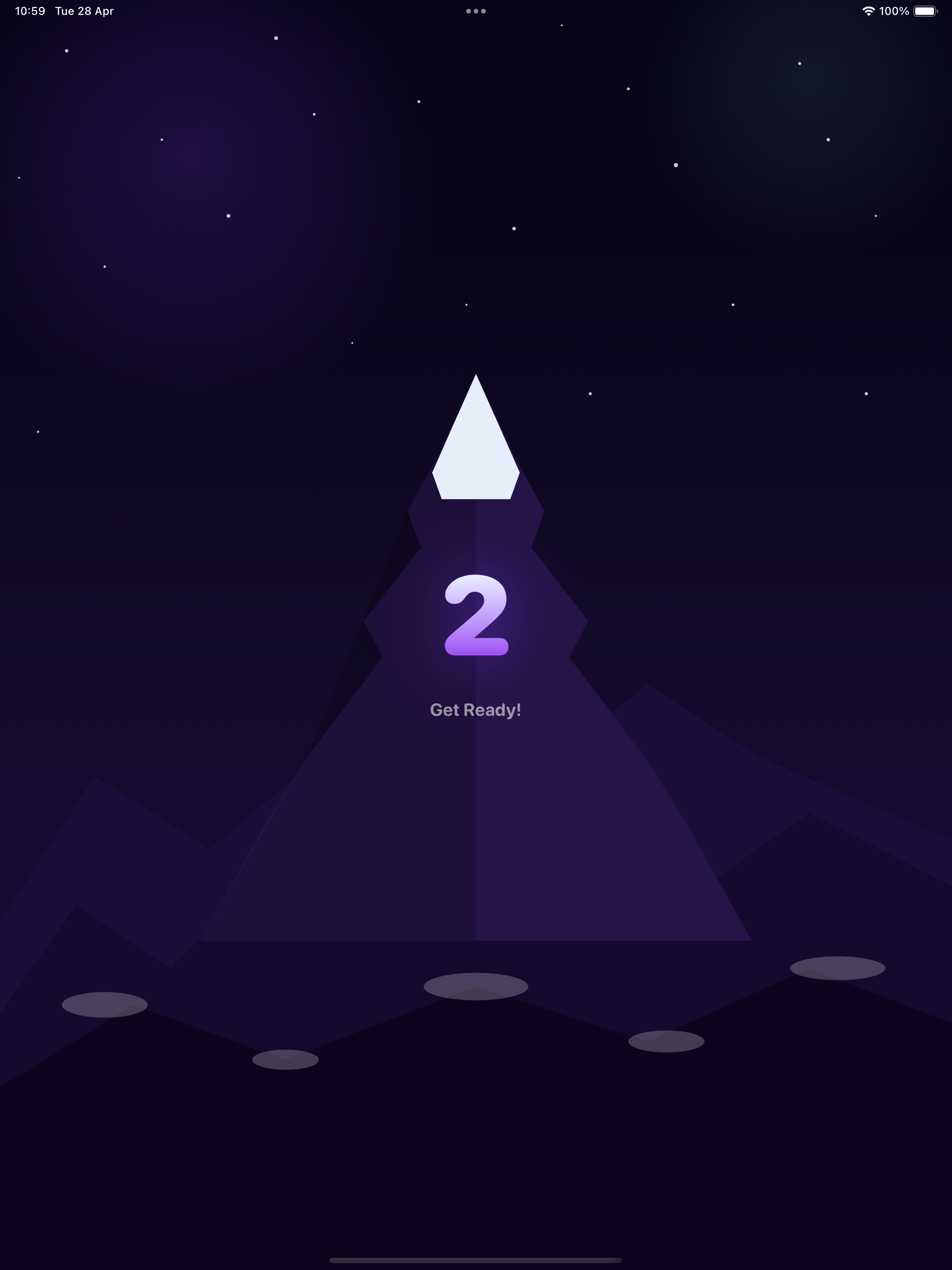 Get Ready countdown screen