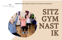 Flyer Sitzgymnastik – gefördert durch die Anneliese Brost Stiftung