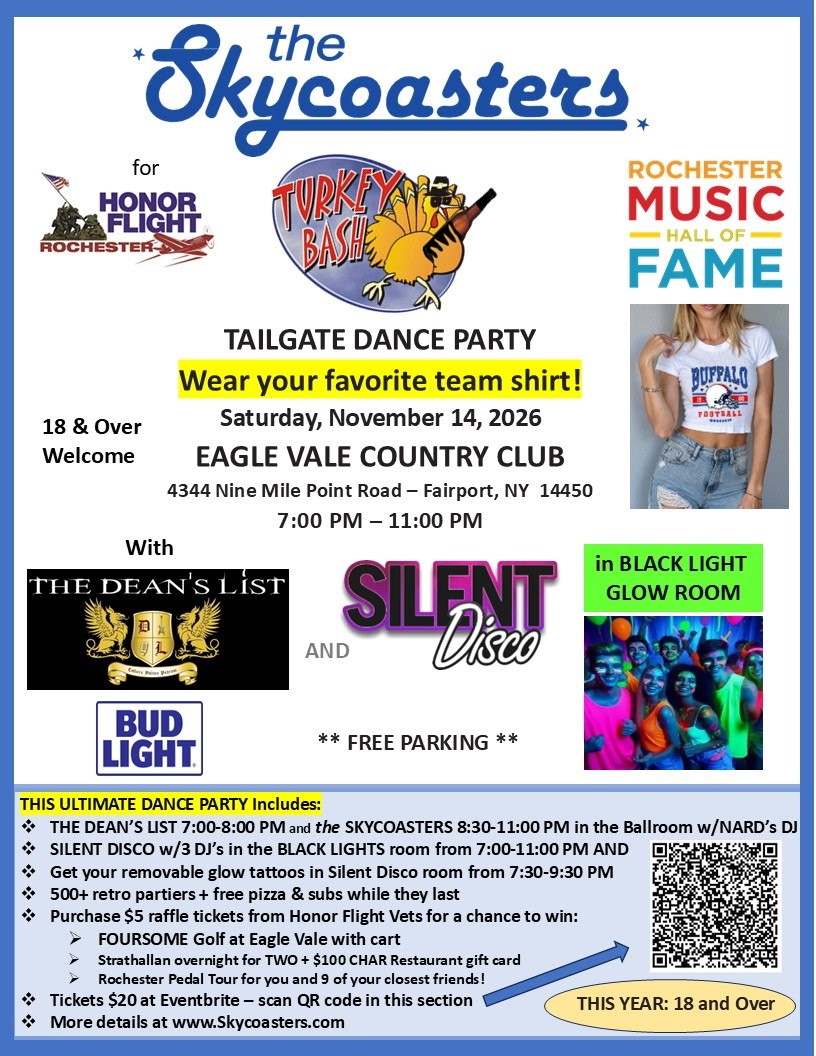 Skycoasters Turkey Bash event flyer