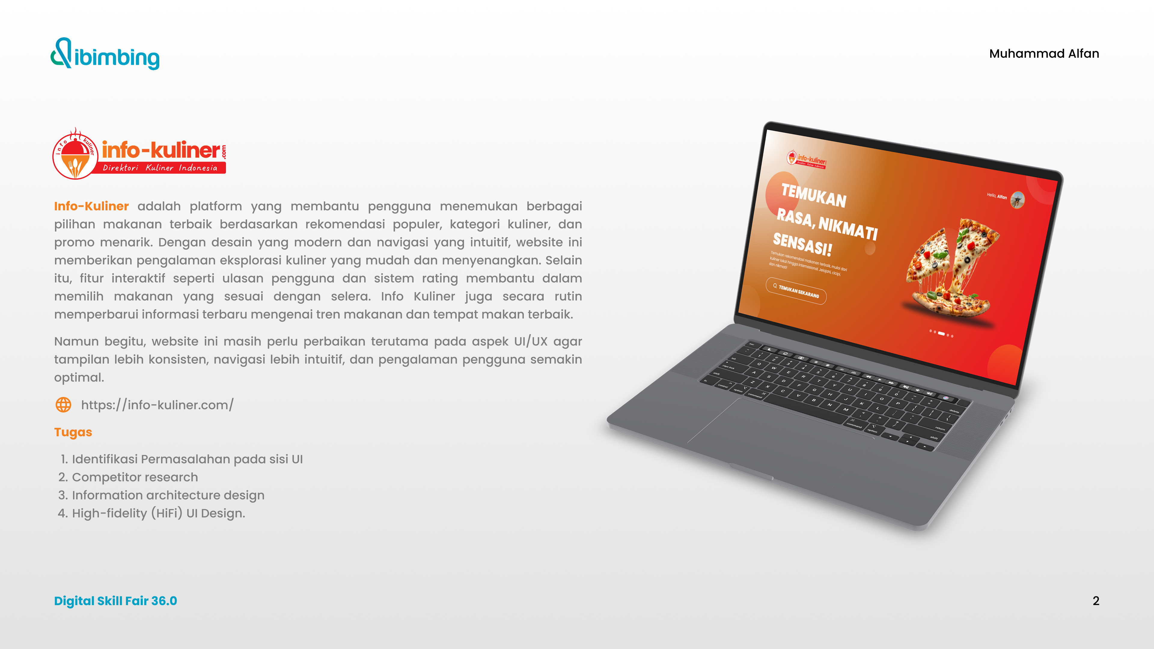 Info-Kuliner project view 3