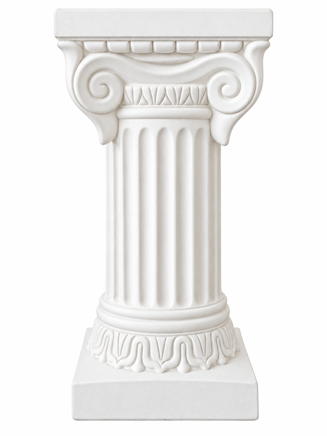 Small Plaster Decorative Pillar, 18"