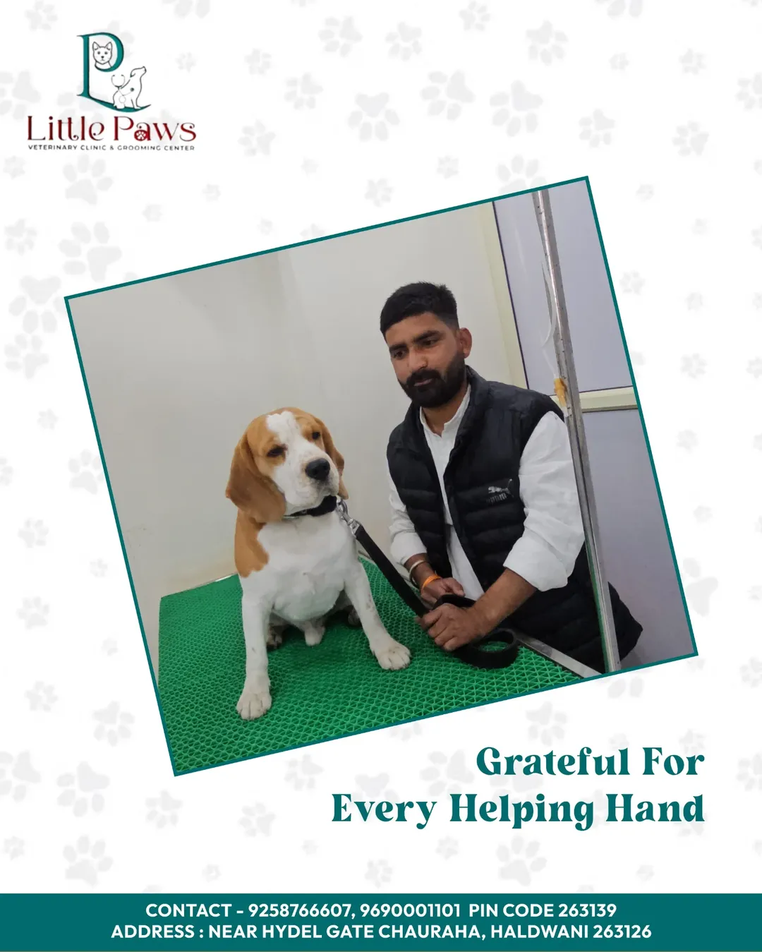 Dr. Mahendra Singh with patient