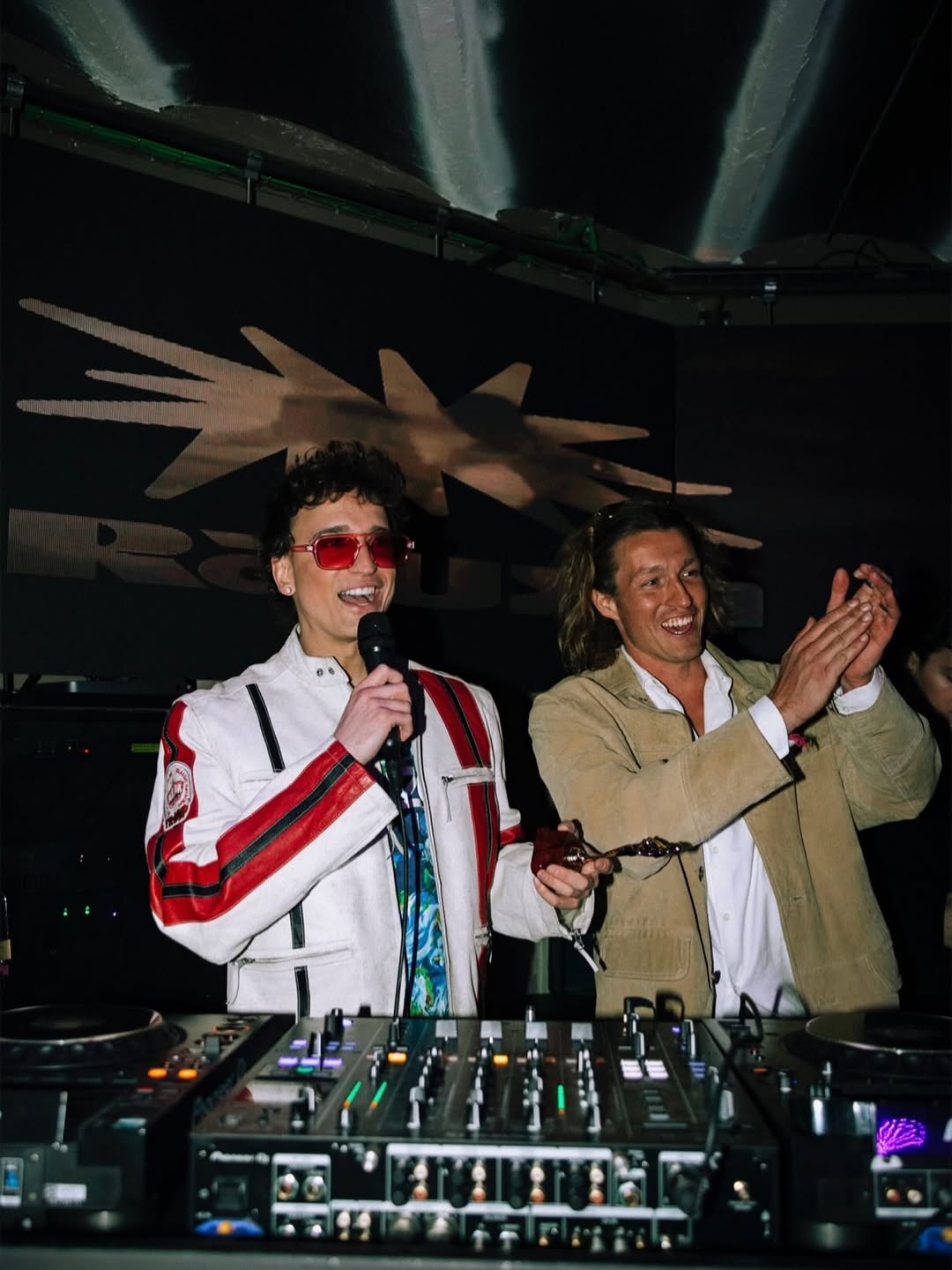 BENOW founders DJing at a community party