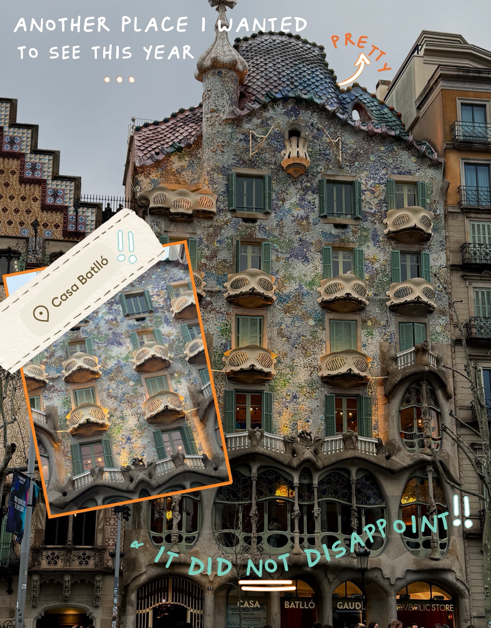 Casa Batlló by Antoni Gaudí in Barcelona