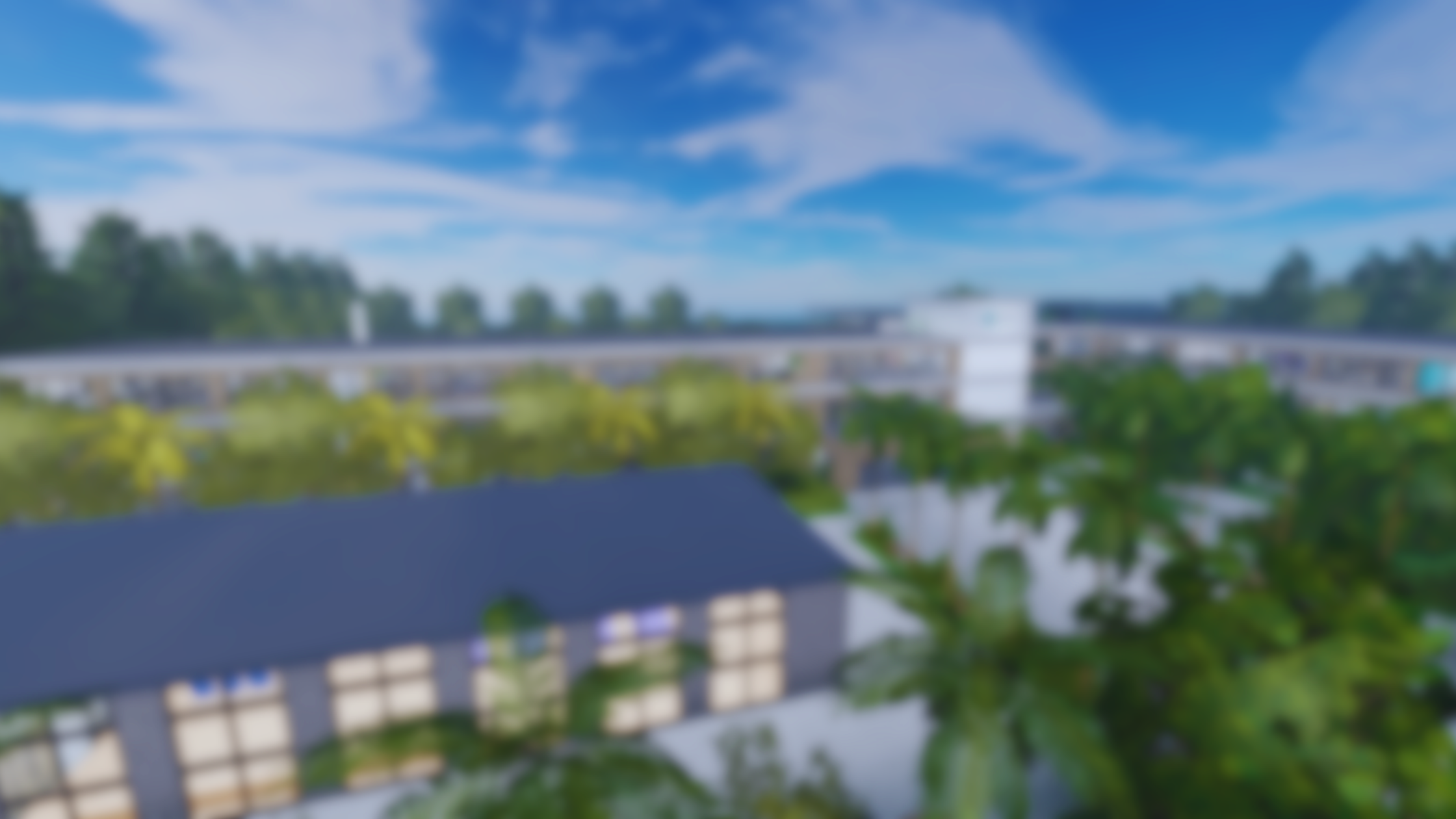 Vue aérienne du campus