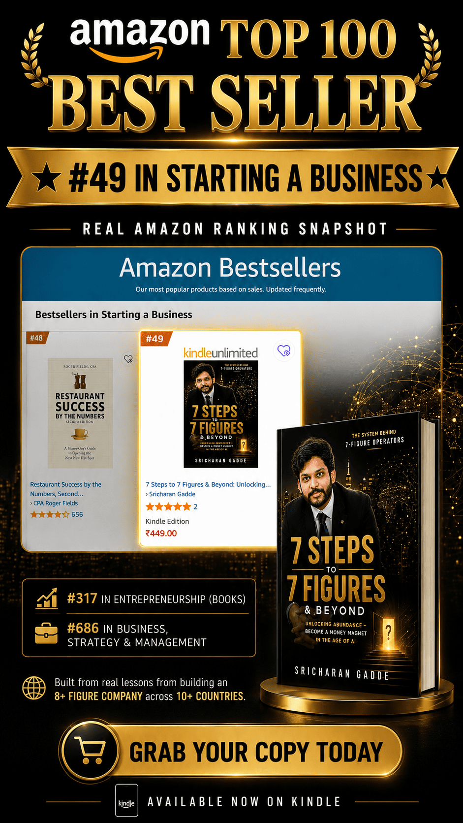 Amazon Top 100 Best Seller - 7 Steps to 7 Figures & Beyond