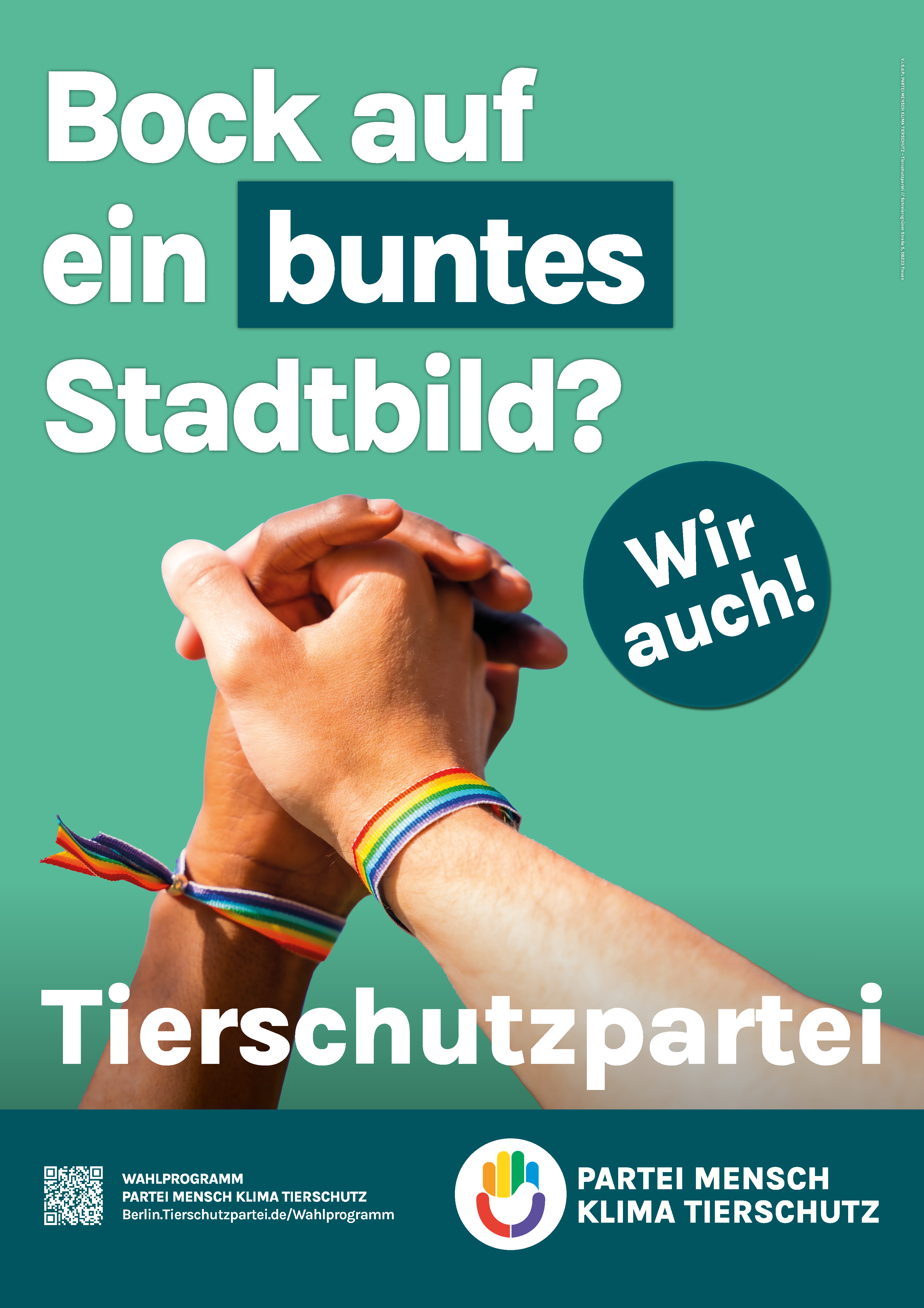 Wahlplakat: Bock auf ein buntes Stadtbild?