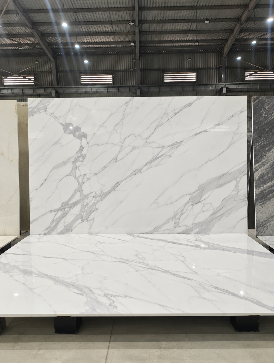 Statuario White full lot view