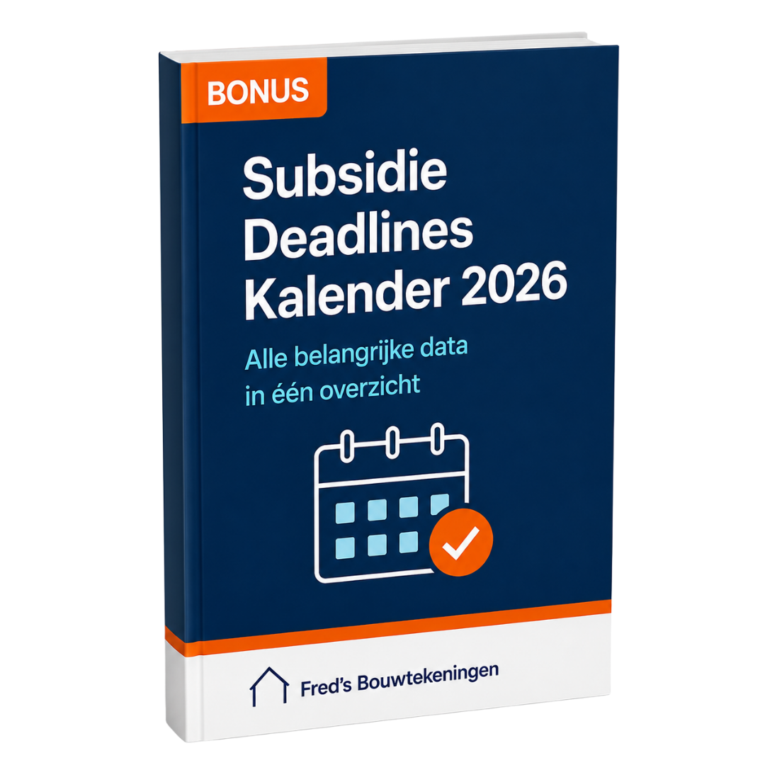 Subsidie deadlines kalender 2026