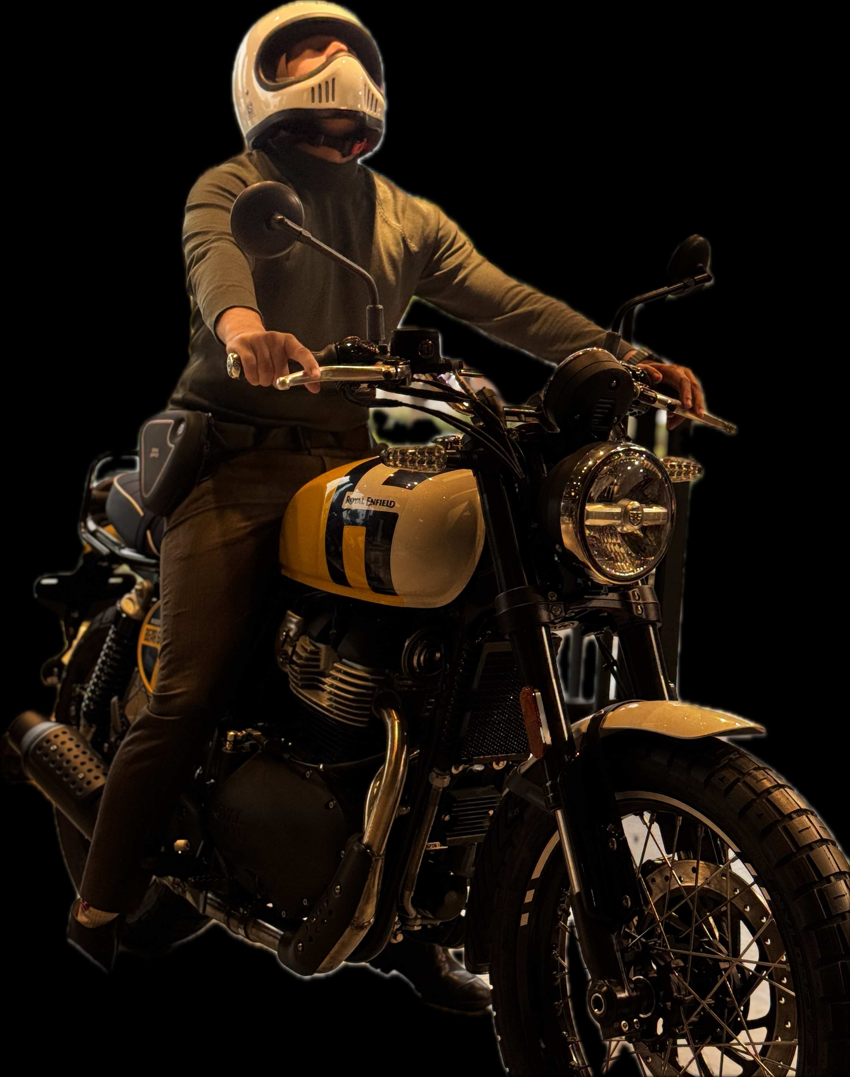 Aymen Nainiaa as Royal Enfield Ambassador