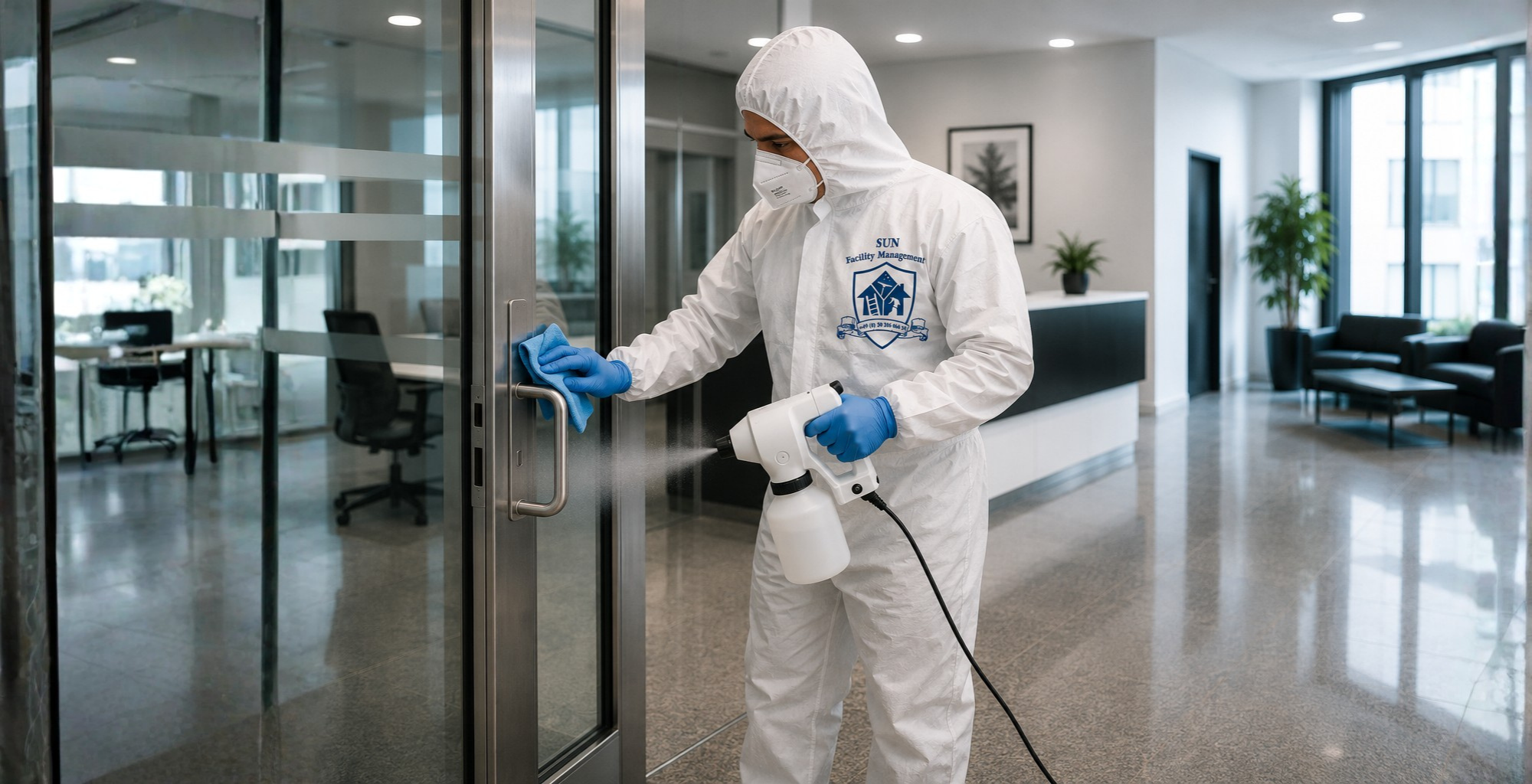 Professioneller Desinfektions- & Hygieneservice von Sun Facility Management