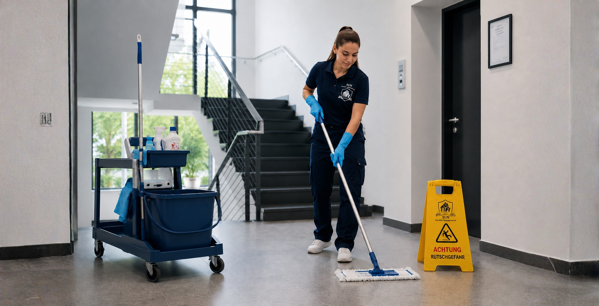 Professionelle Unterhaltsreinigung von Sun Facility Management
