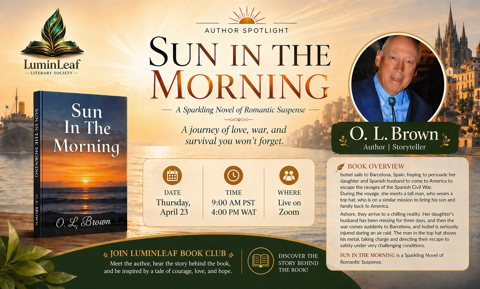 Luminleaf Author Spotlight – O. L. Brown