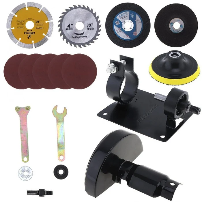 Kit completo SuperDrill com discos, lixas e adaptador