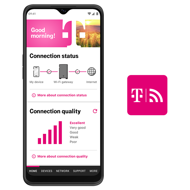 T-Mobile HSI App Interface