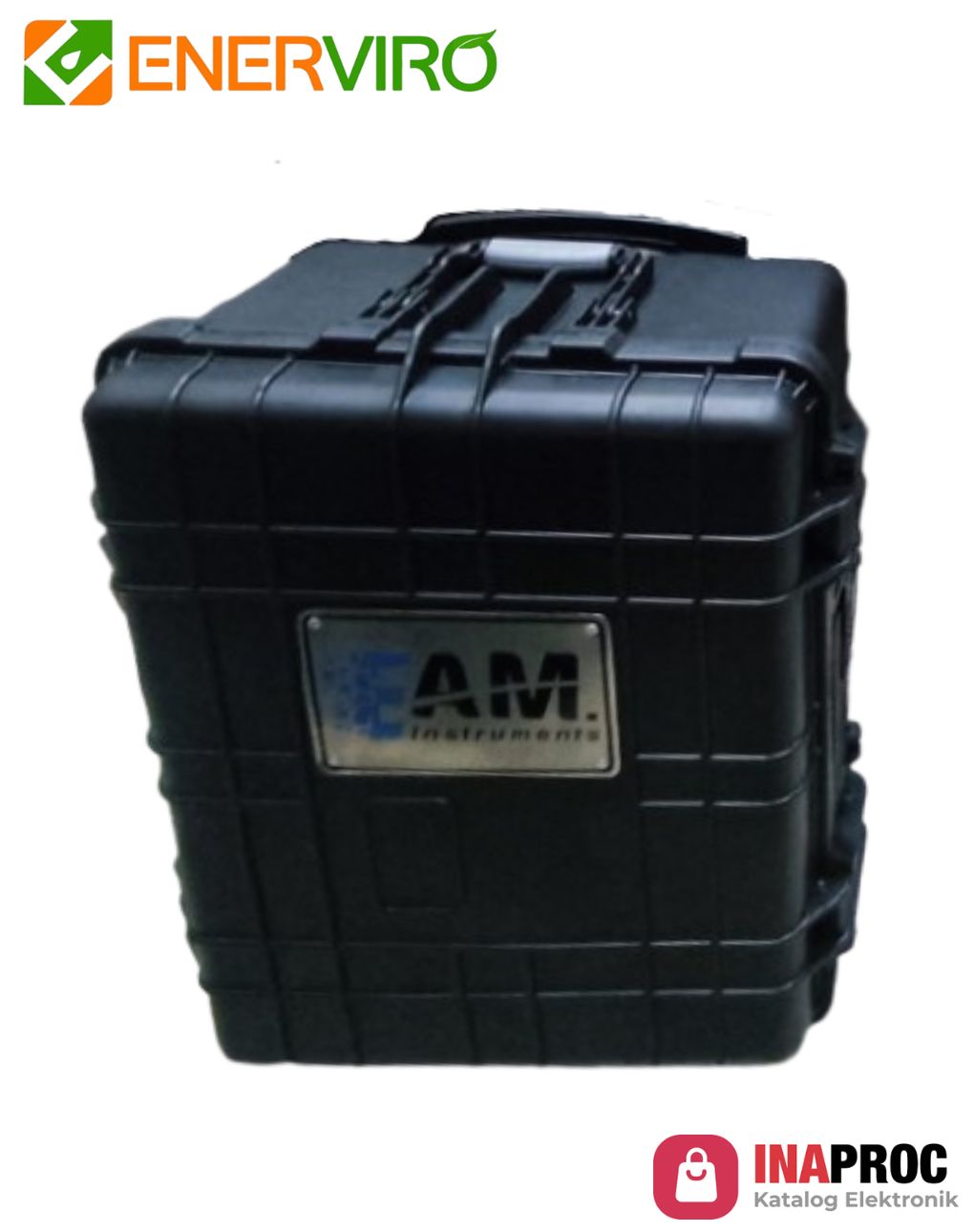 Tactical case besar hitam dengan plat nama instrumen