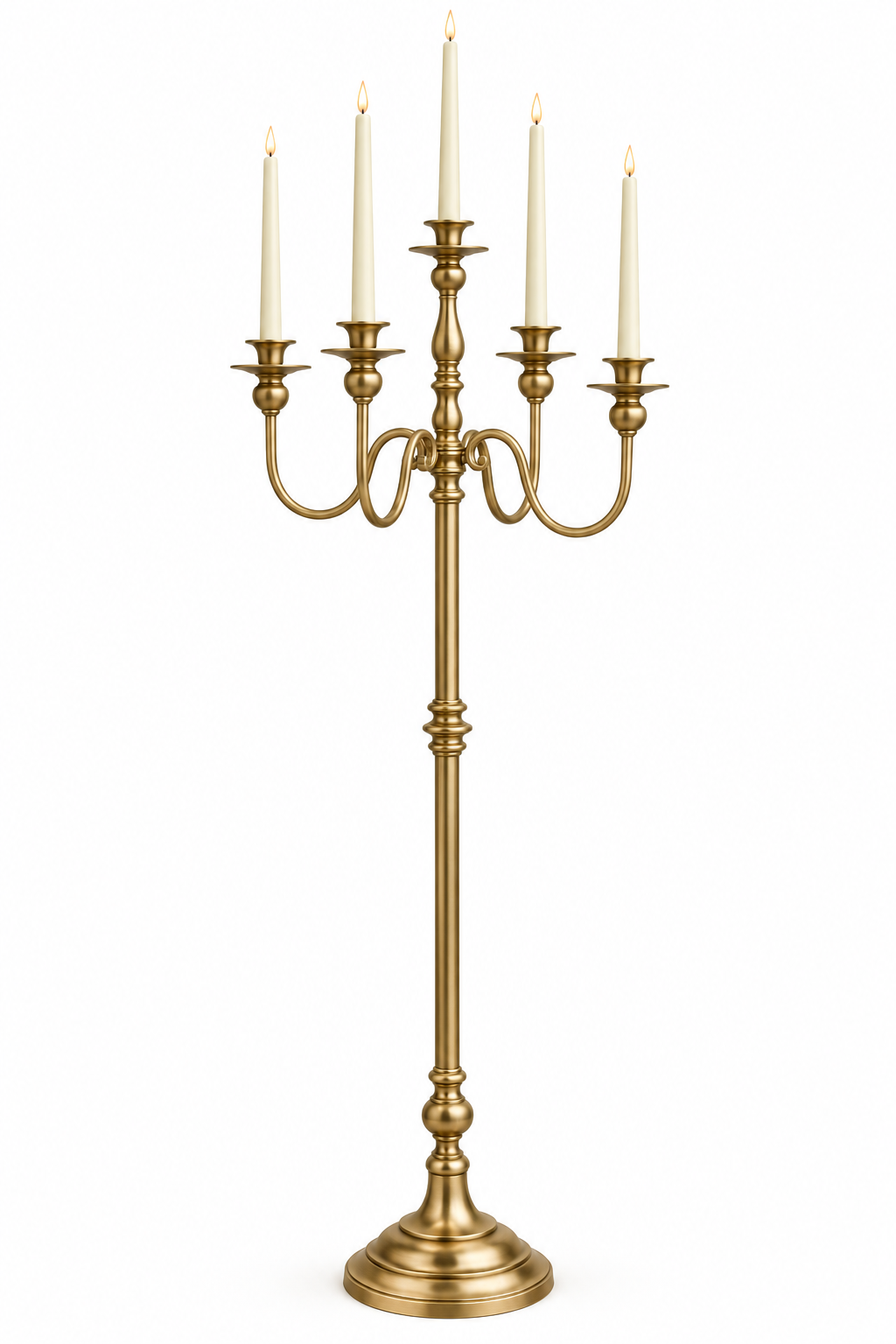 Tall 5Ft-5 Candle Floor Candelabra