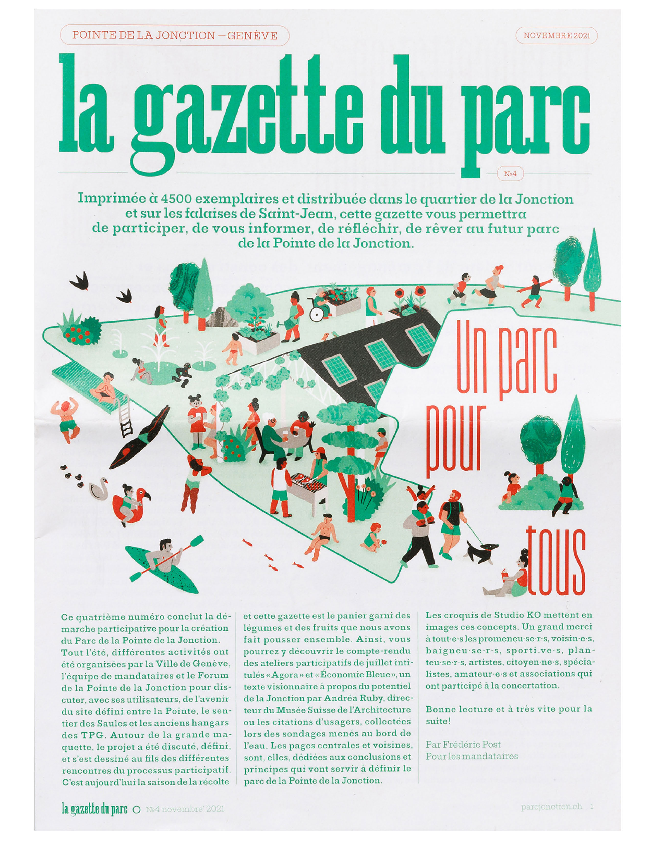 Template 1 magazine page layout