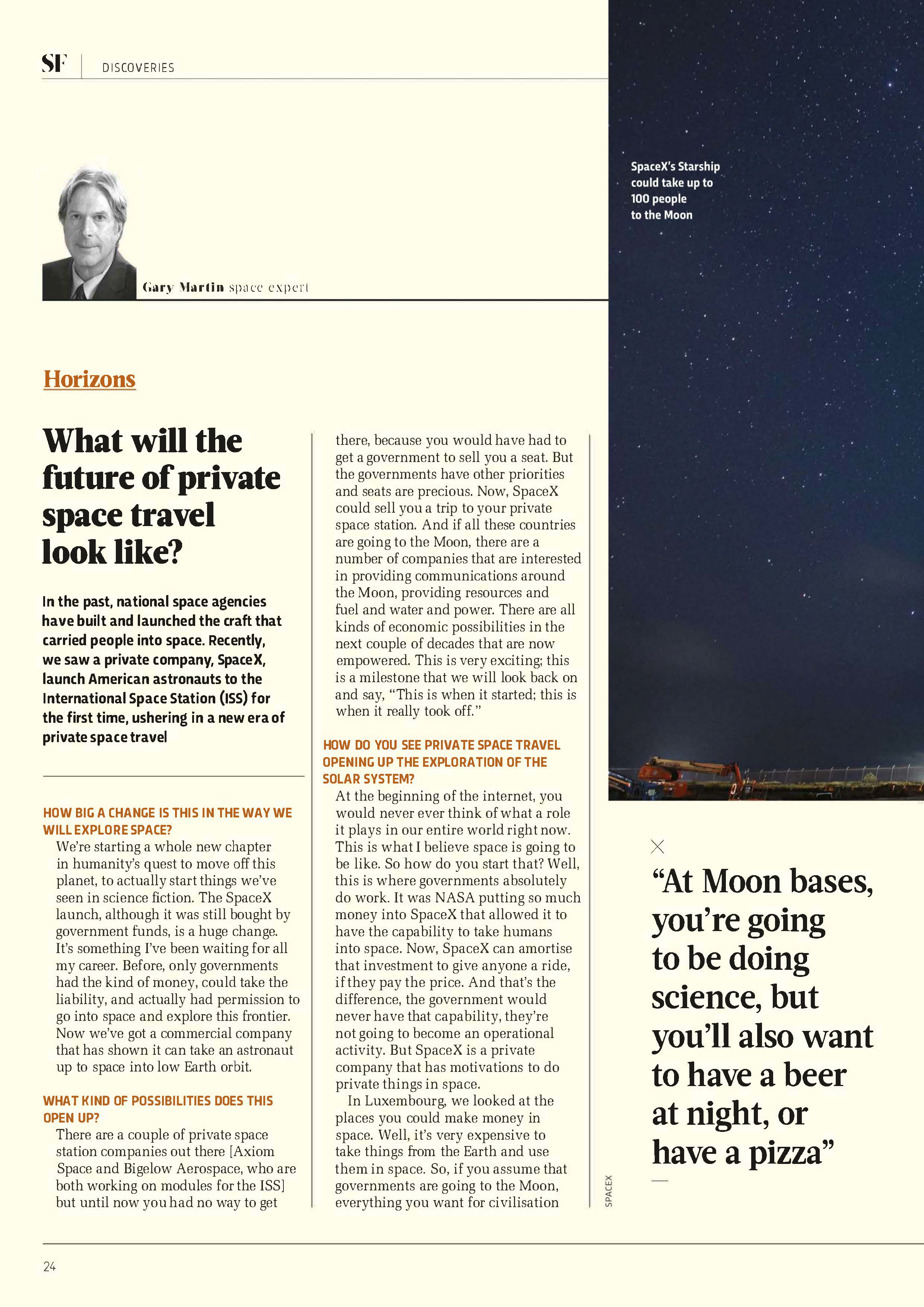 Template 19 magazine page layout