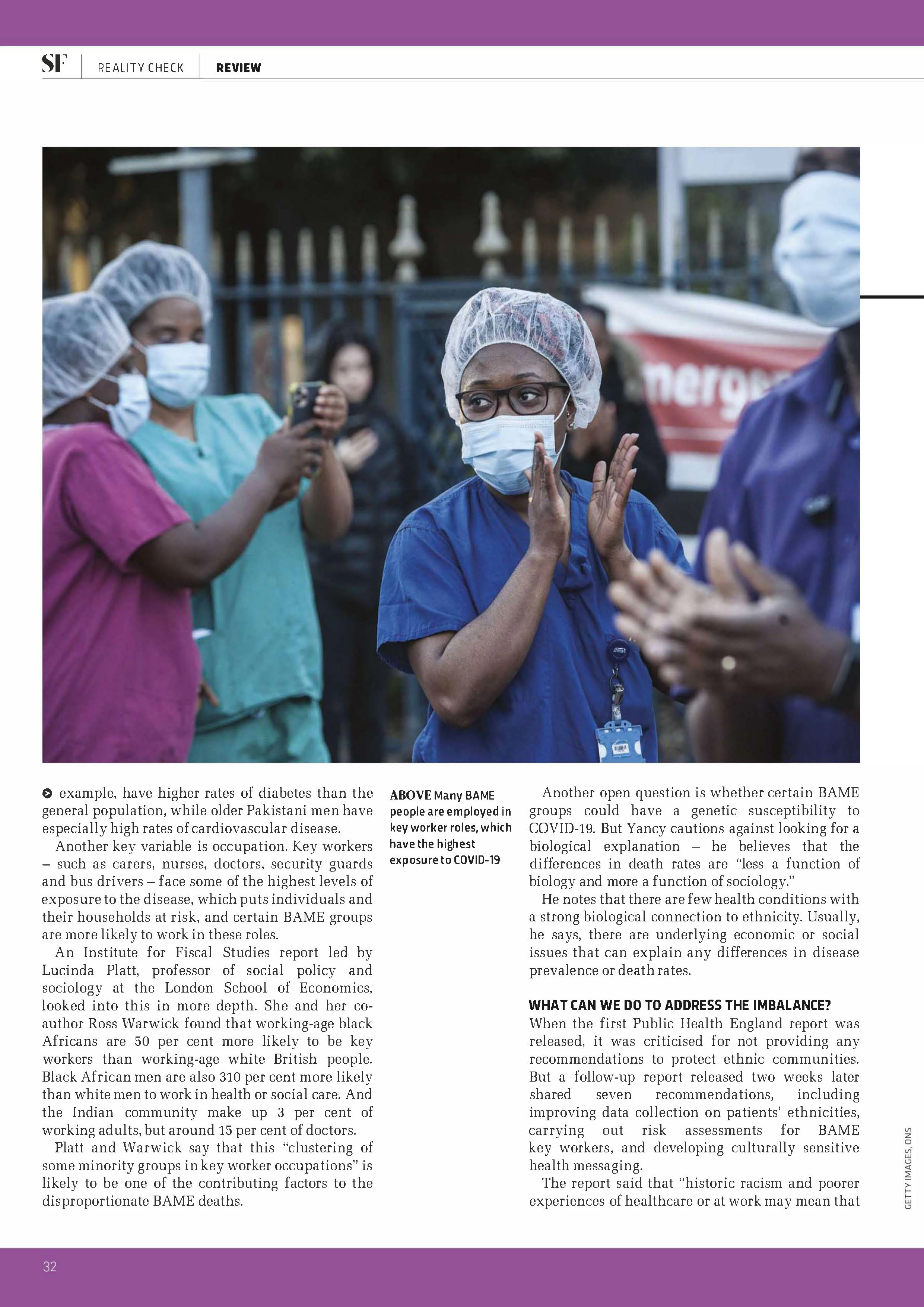 Template 23 magazine page layout