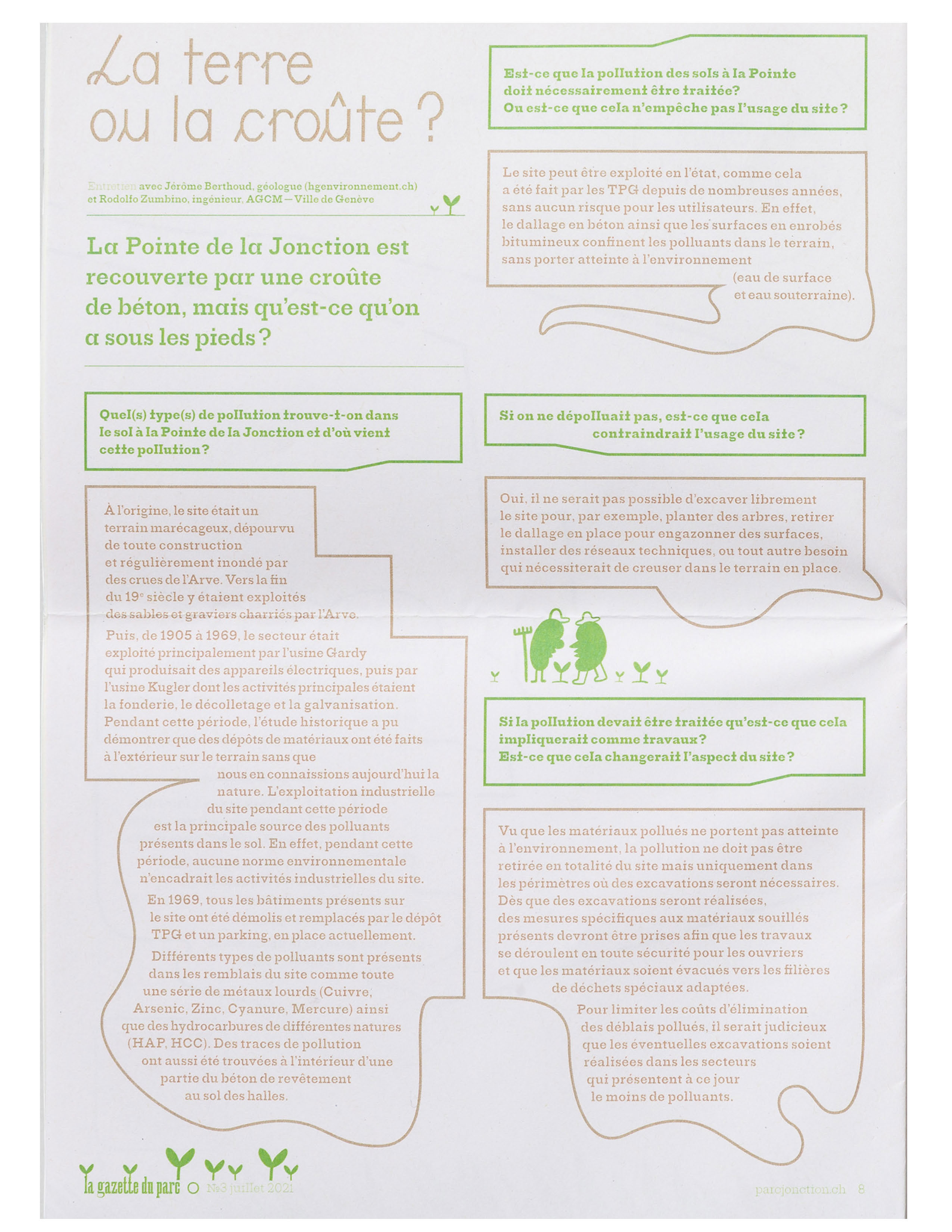 Template 3 magazine page layout