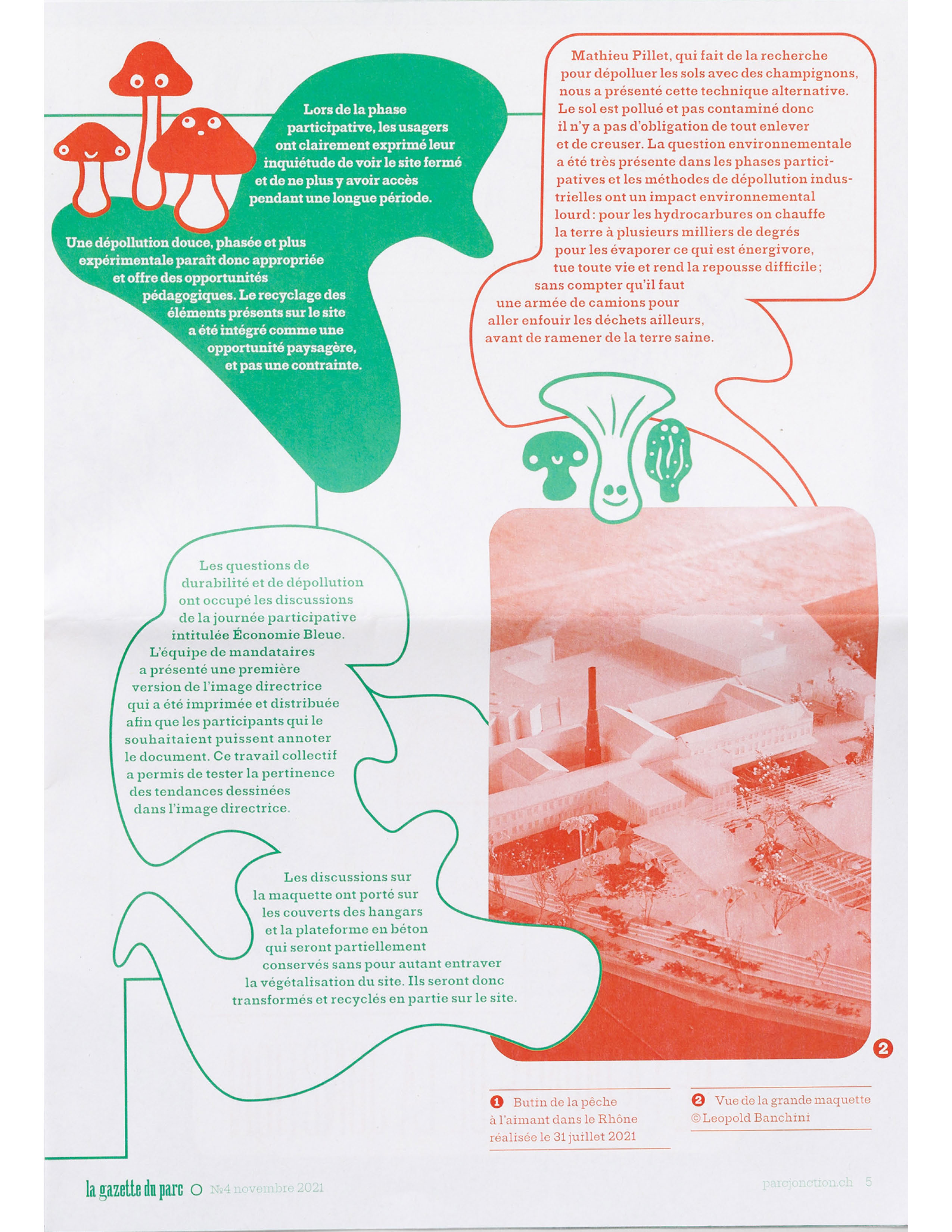 Template 5 magazine page layout