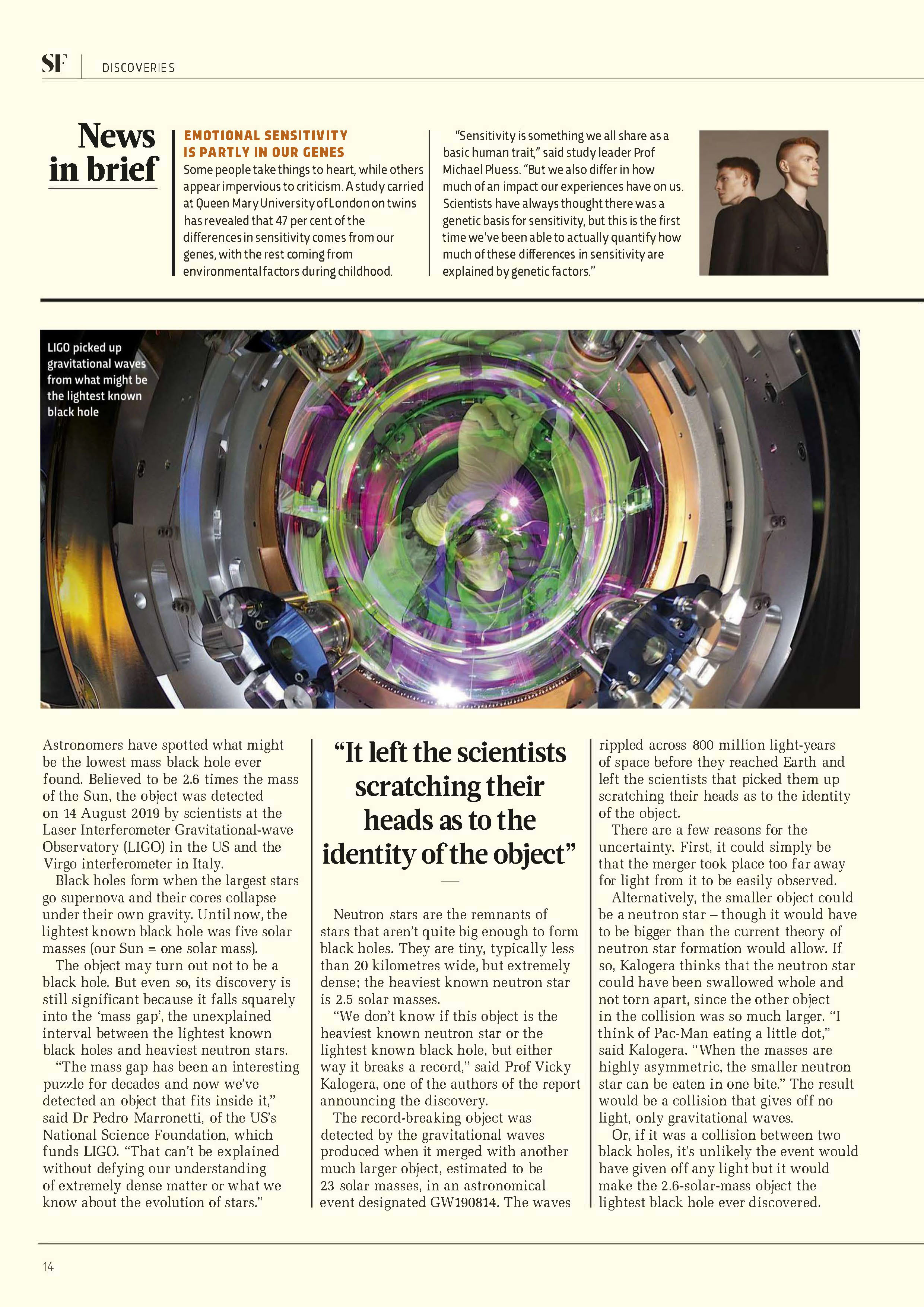 Template 9 magazine page layout
