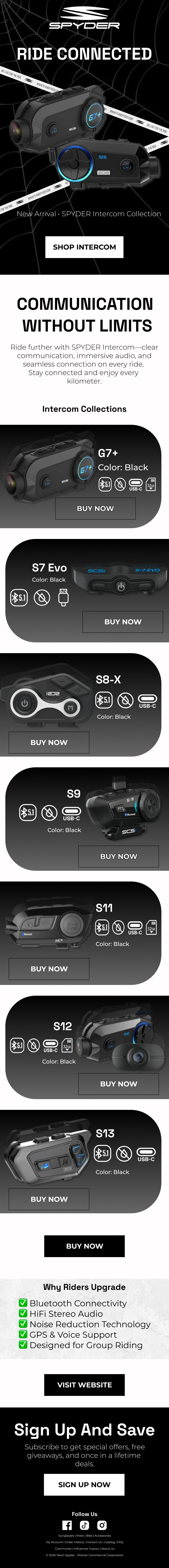 SPYDER Intercom - Tech Product