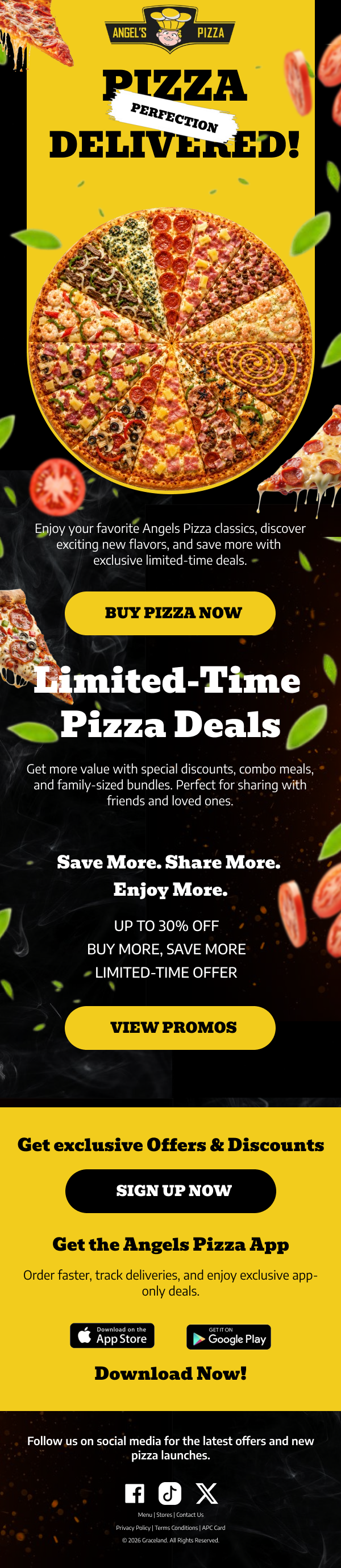 Angels Pizza - Delivery
