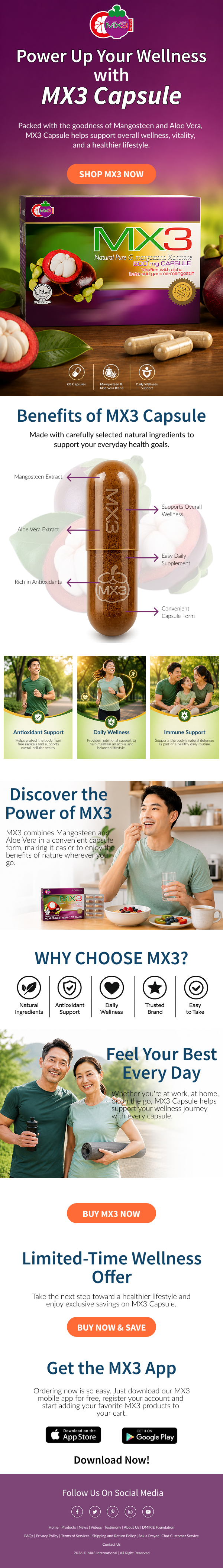 MX3 Capsule - Wellness