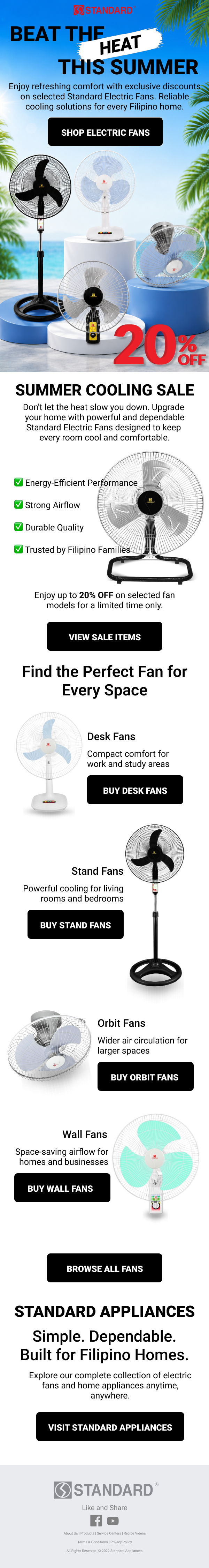 Standard Electric - Summer Fans