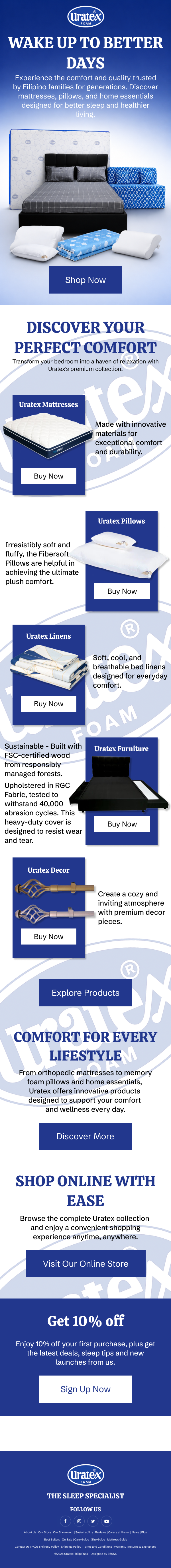 Uratex - Furniture & Bedding