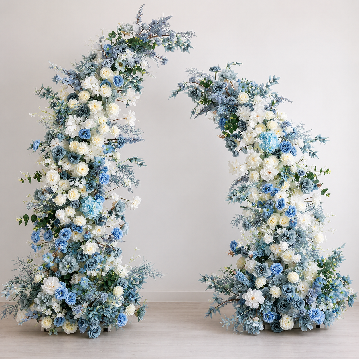 The Azure Crescent Arches — wedding arch hire Hull