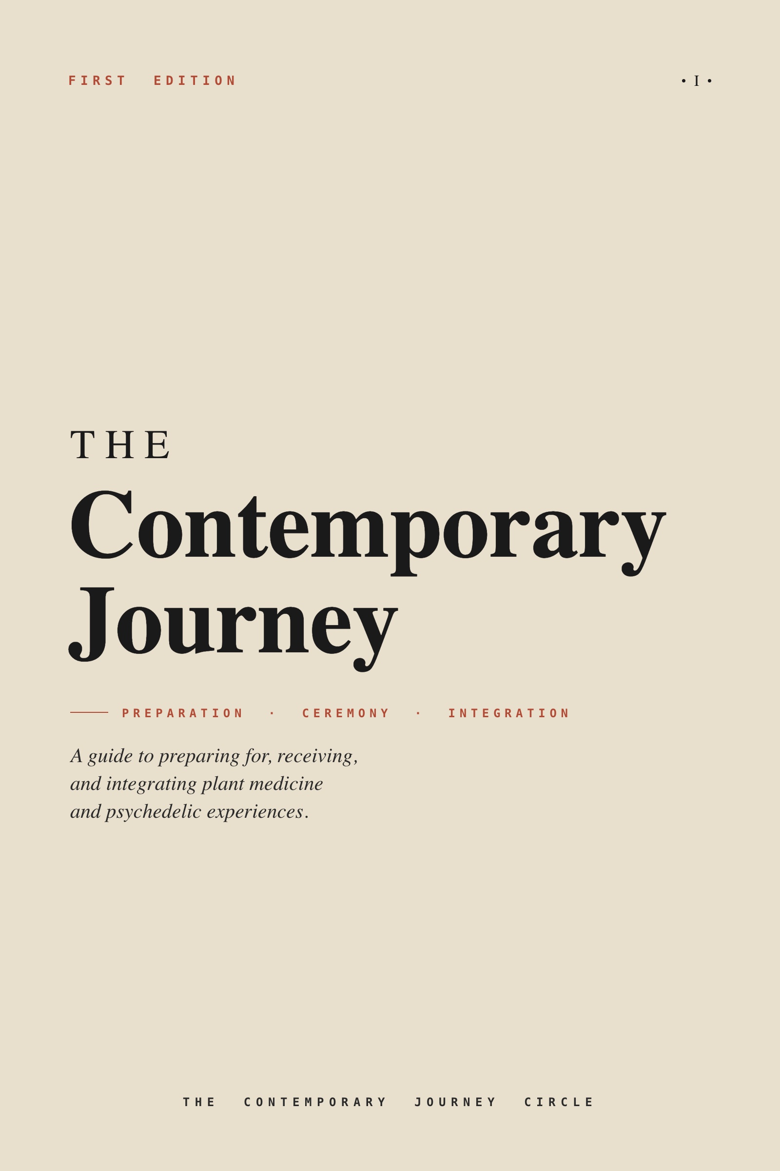 The Contemporary Journey book cover