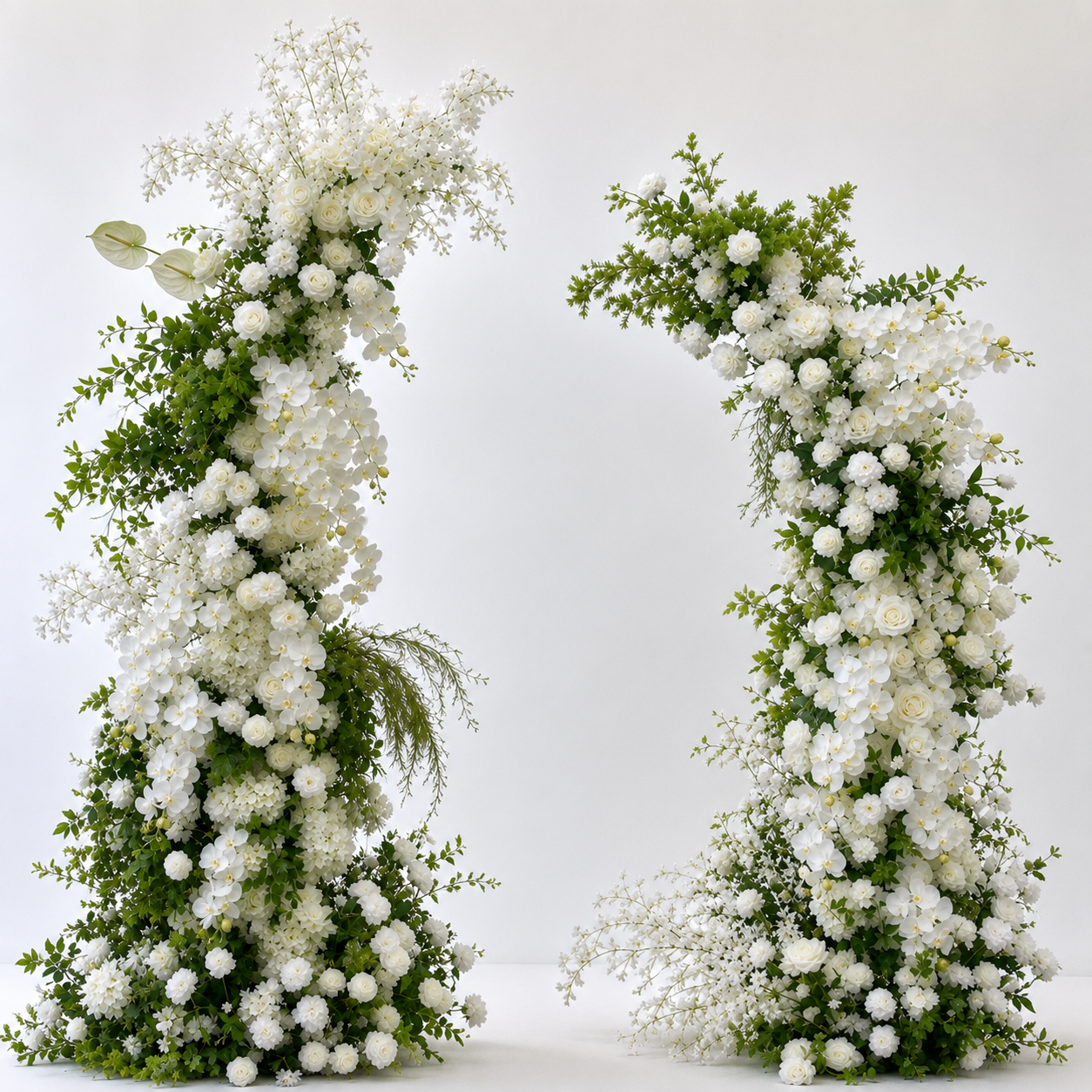 The White Pillar Arches — wedding arch hire Hull