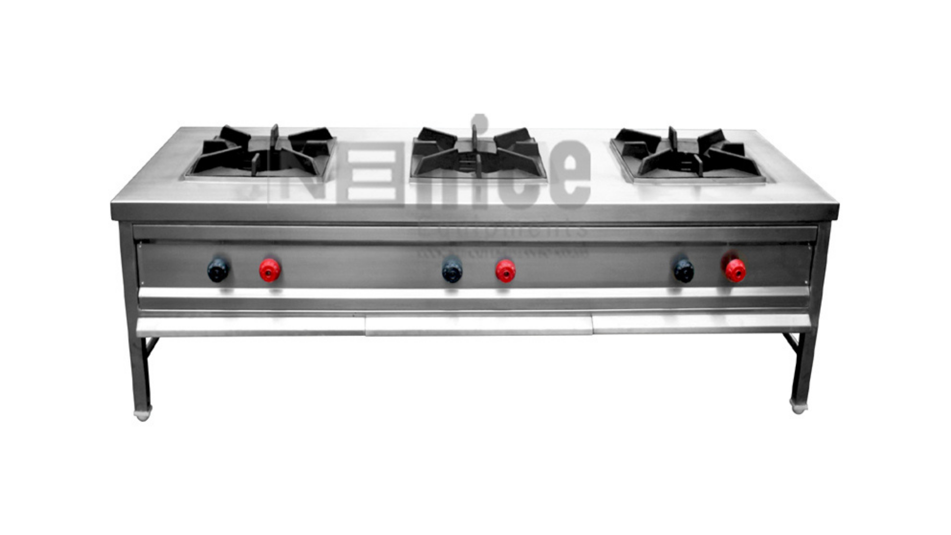 Three Burner Bulk Cooking Range (Low Height)
