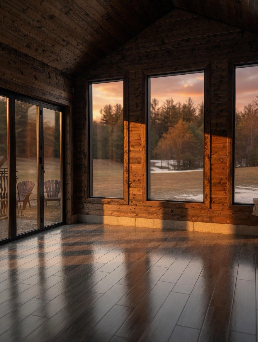 Pool Cabana Wood-Look Tile