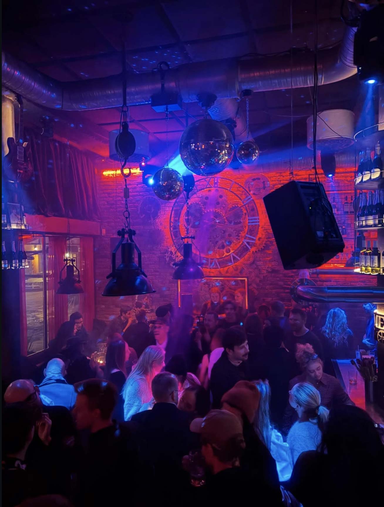 Crowded dance floor