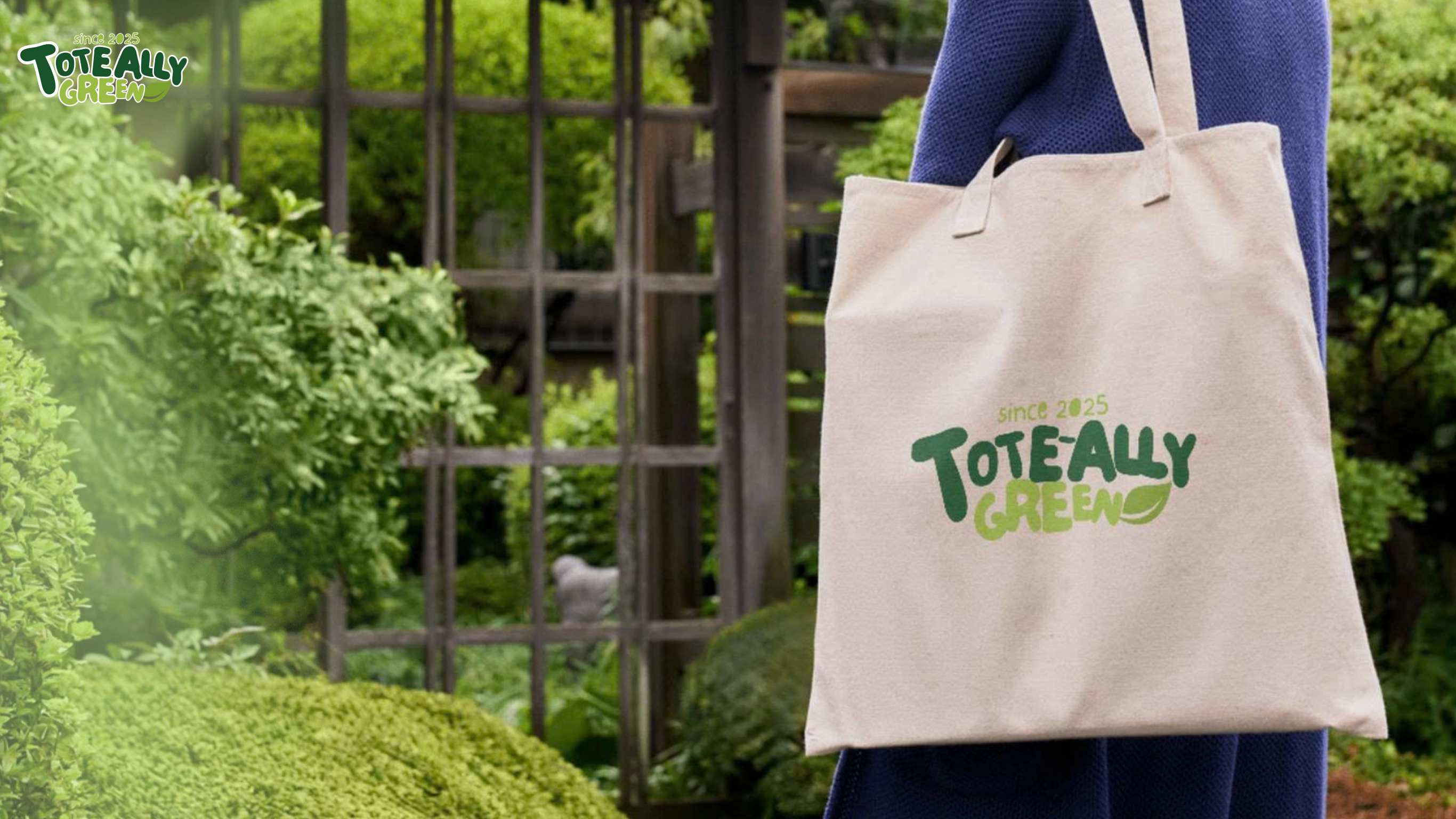 Tote-Ally Green Background