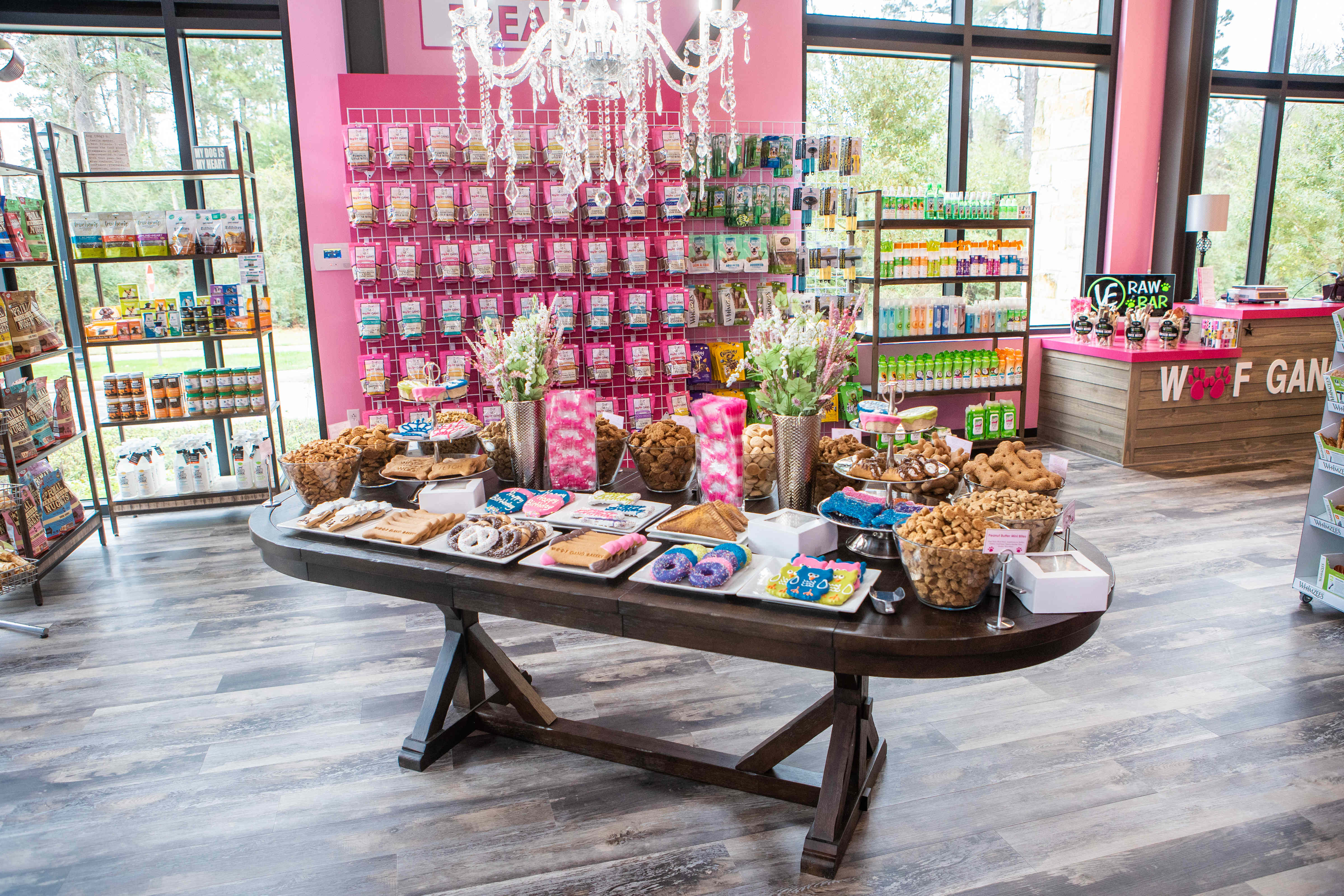 Gourmet Dog Treats Display