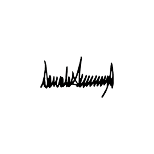 Donald Trump Signature