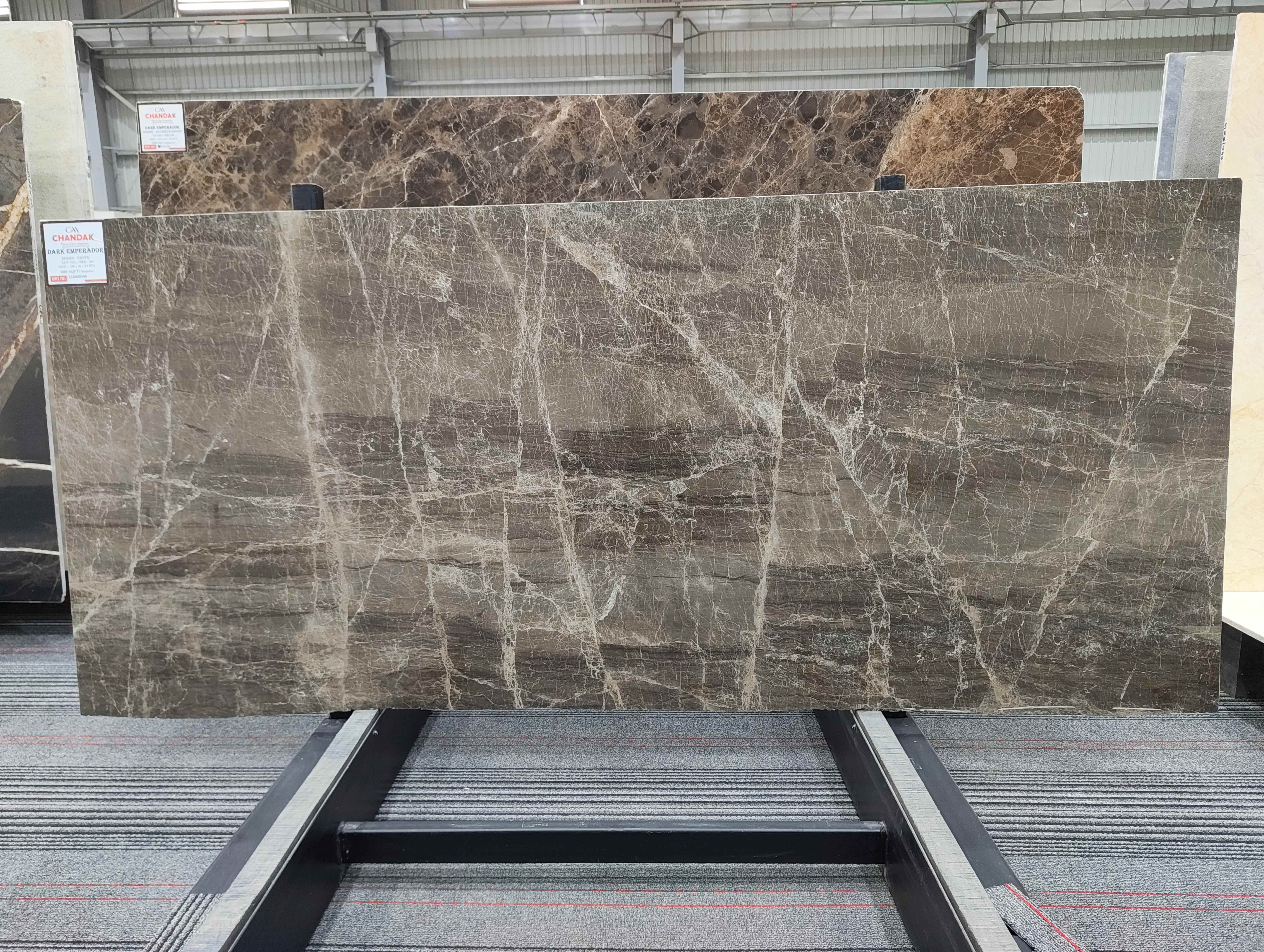 Turkish Dark Emperador full lot view