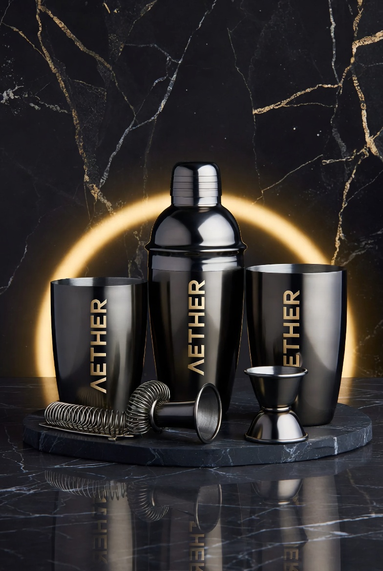AETHER Essentials barware set