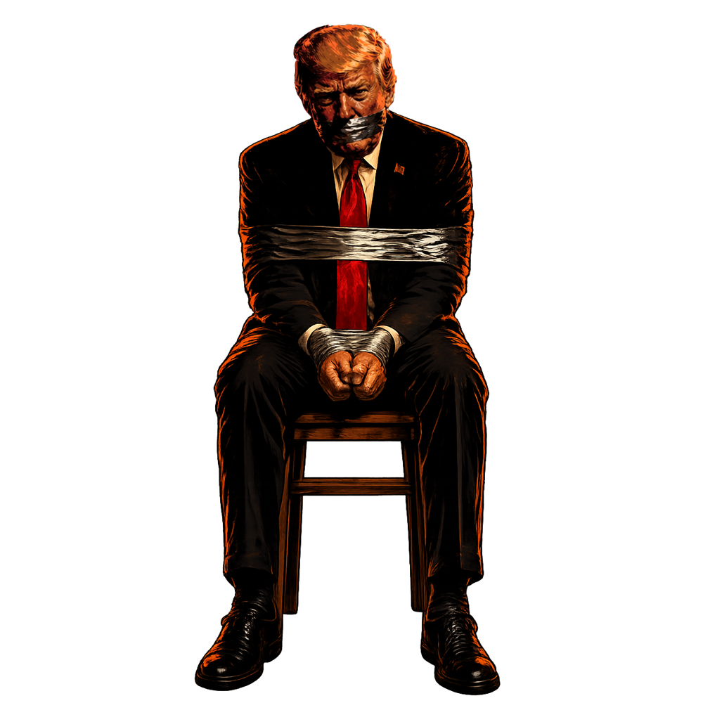 Target bound in chair