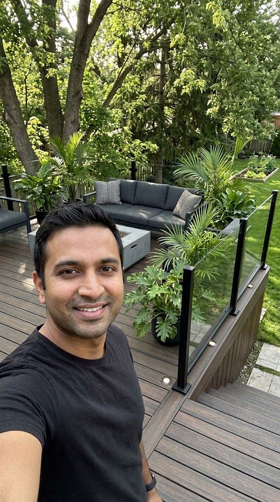 Raj P. with their new deck