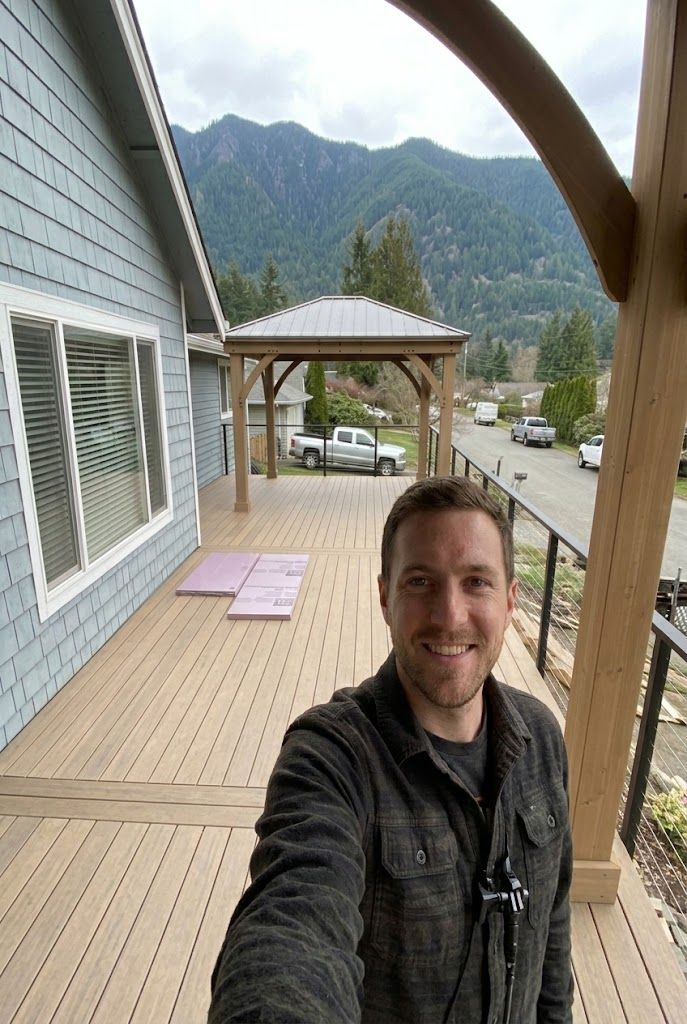 Michael T. with their new deck